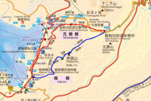 箱根旧石铺路图片