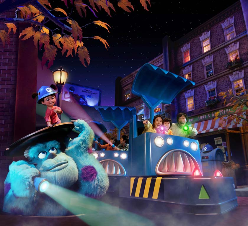 怪兽电力公司“迷藏巡游车” ©Disney / Pixar